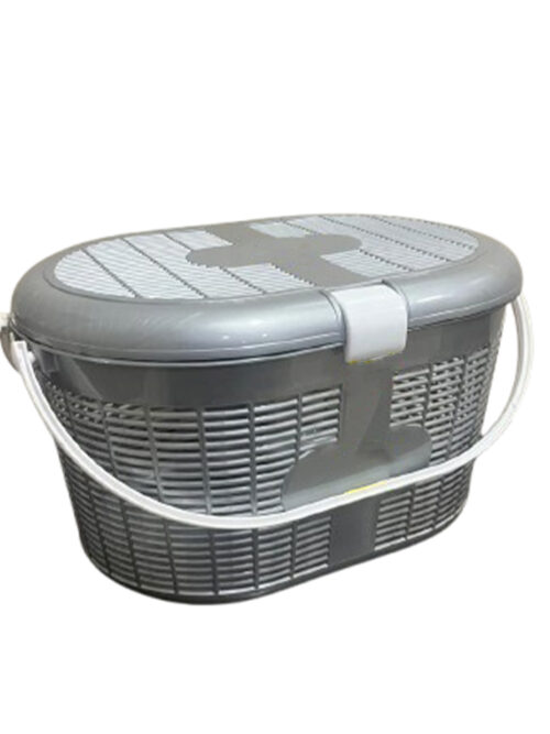 Silver baby basket 1